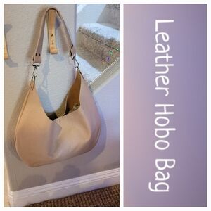 Leather Hobo Bag